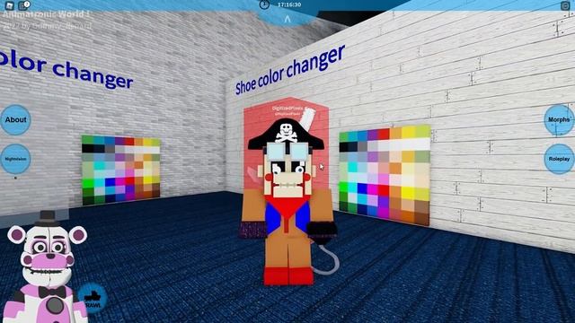Creating NEW FNAF OC in ROBLOX Animatronic World Freddy and Funtime Freddy Plays смотреть онлайн