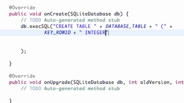 Android Developing Applications Tutorial 114 Creating SQLite Database смотреть онлайн
