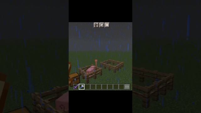 charged creeper kaise banaen | how to use channeling trident | Bedrock PE | #Short #Minecraft смотреть онлайн