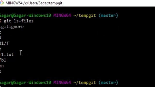 How to list all files being tracked in git смотреть онлайн