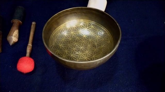 SZ 201 Кованая поющая чаша Цветок Жизни / Купить поющие чаши смотреть онлайн