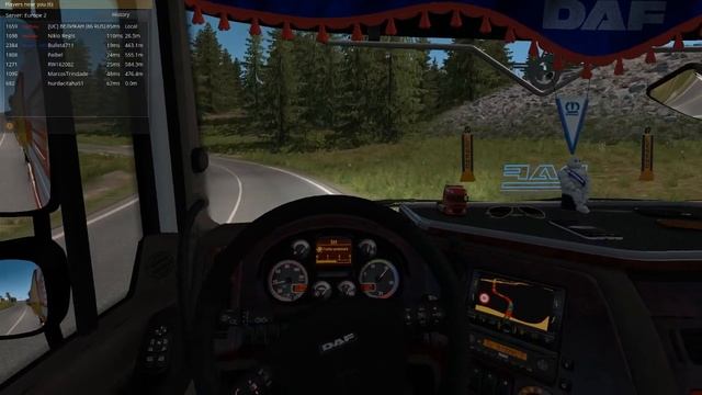 таскаем двойную сцепку и тестим стрим в ETS 2 MP смотреть онлайн