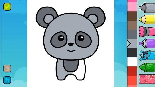 Раскрашиваем животных. Раскраски для детей - Развивающее видео смотреть онлайн