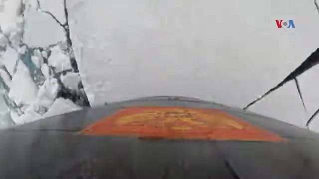 # A Russian boat named '50 Let Pobedy 'sails to the North Pole.This ship is one of the strongest... смотреть онлайн