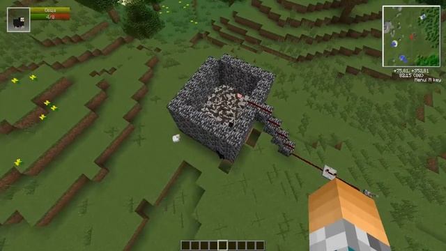 Как быстро добыть мясо в minecraft! НЯМ НЯМ:D смотреть онлайн