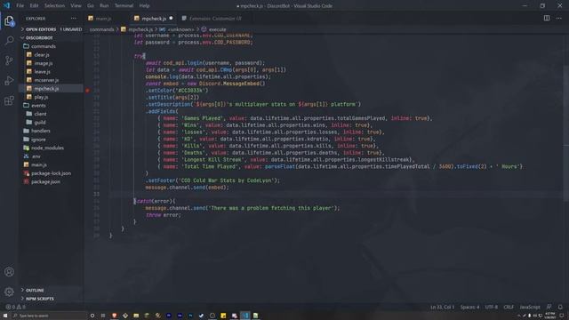 LIVE Coding a Call of Duty Discord Bot смотреть онлайн