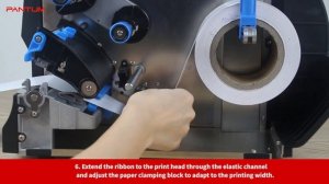 How to intall label roll on PT-B680(direct thermal mode)