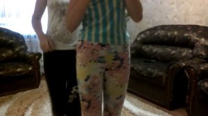 Безумный  йога  челлендж  (с подругой )