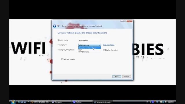 Setting Up a Wireless Ad Hoc Network for Windows Vista смотреть онлайн