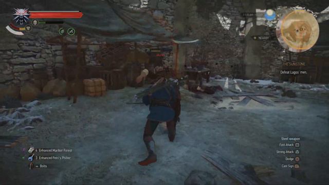 The Witcher 3: Killing Madman Lugos смотреть онлайн