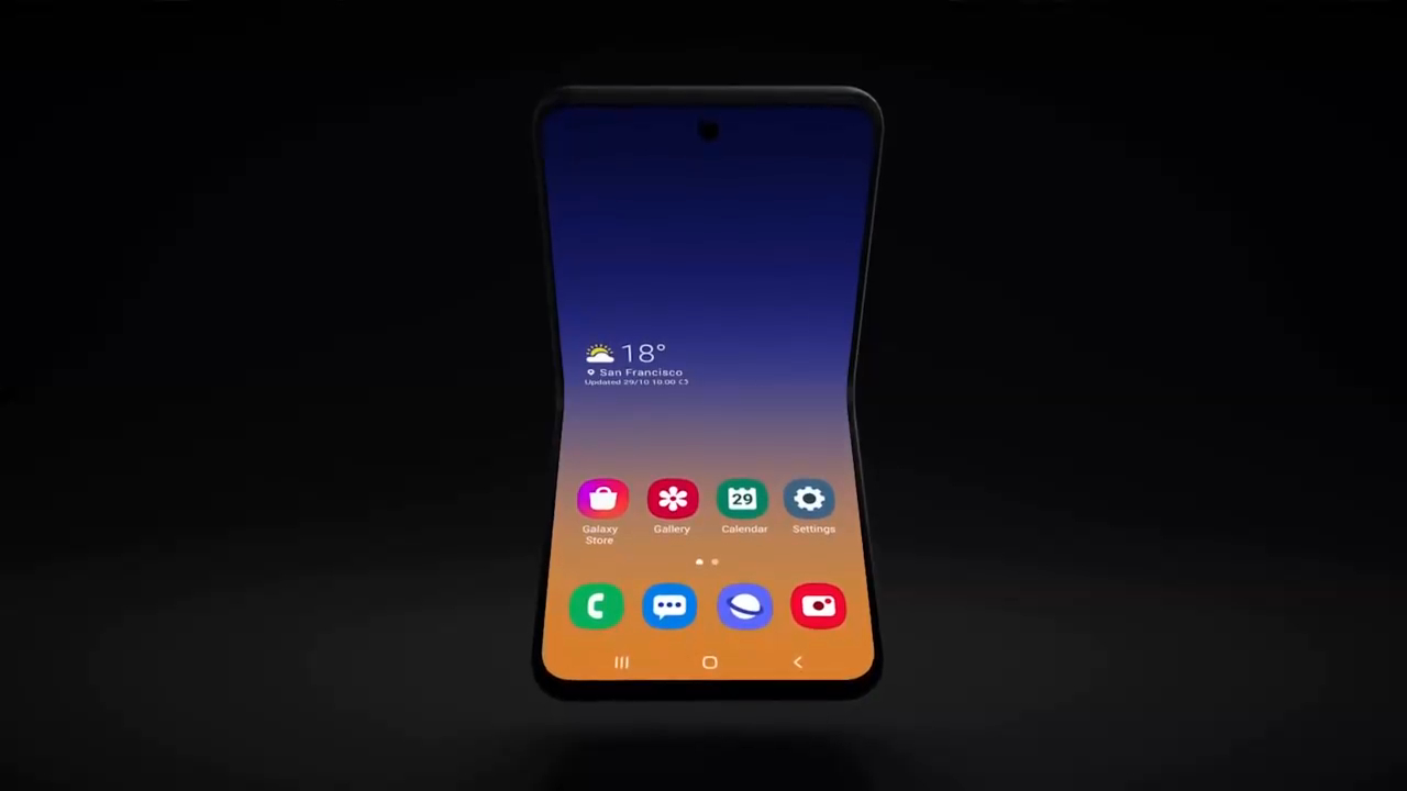 Samsung показала концептуальную раскладушку с гибким экраном смотреть онлайн
