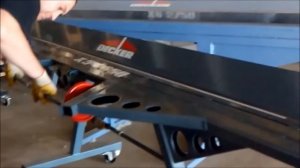 Изготовление оконного отлива на листогибе Decker X5-2650