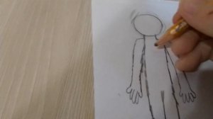 1 часть. делаю персонажа из бумаги и бумажный домик