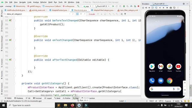 #9. Android REST API - RecyclerView Horizontal with Dynamic List Data from MySQL DB Server смотреть онлайн