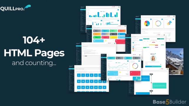 QuillPro - Bootstrap 4 Admin Dashboard смотреть онлайн