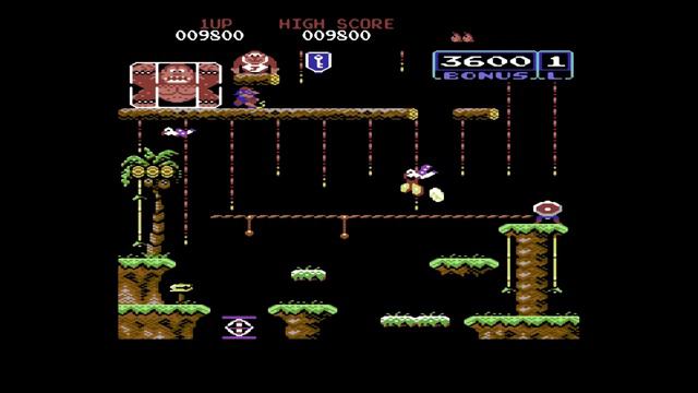Donkey Kong Junior (Commodore 64) Longplay смотреть онлайн
