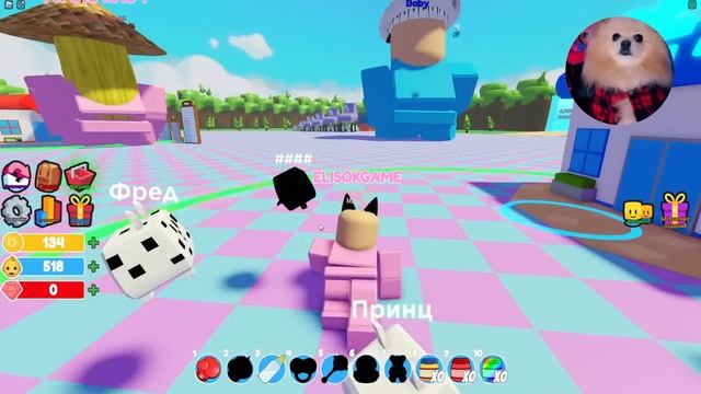 Я СТАЛА МЛАДЕНЦЕМ В РОБЛОКС, НО СТАНОВЛЮСЬ БОЛЬШЕ КАЖДУЮ СЕКУДНУ ! ROBLOX смотреть онлайн