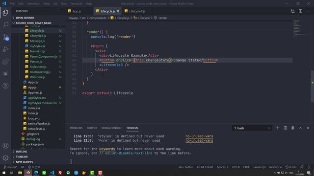 React Basic EP 24 Component Updating Lifecycle Methods смотреть онлайн