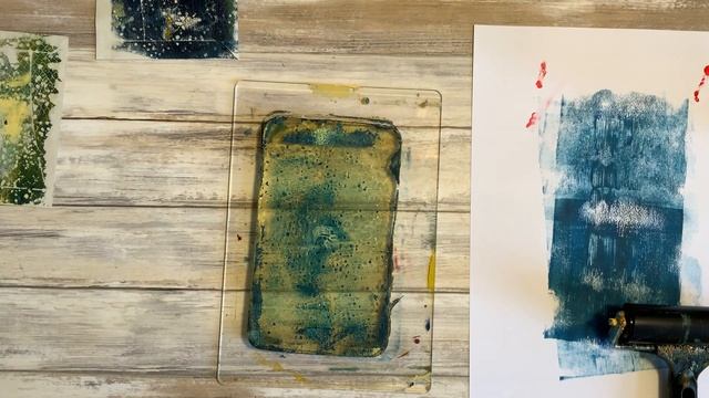 GEL PRINTING - Grunge Envelopes Monoprinting смотреть онлайн