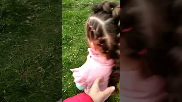 Объемная коса)#детисчастье #дети #детицветыжизни #волосы #косички #прически #прическавсадик