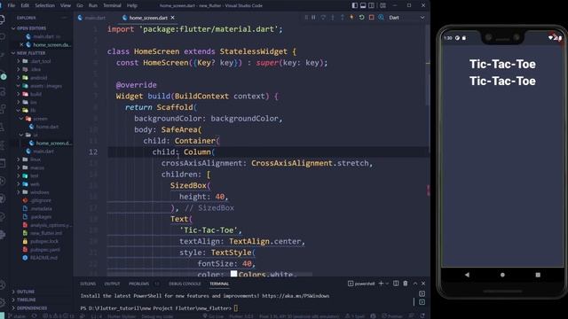Game(XO) UI | Flutter basic | TaherBF #45 смотреть онлайн