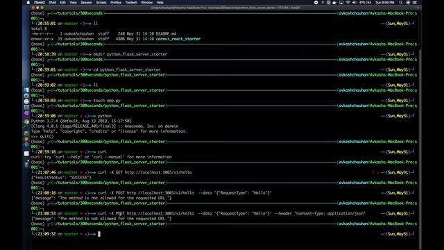 Python and Flask starter Code for Beginners смотреть онлайн
