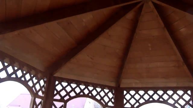 Восьмигранная беседка № 3 ЖАР ПТИЦА компания Русская Беседка смотреть онлайн