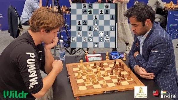 The dramatic battle between Magnus Carlsen and Arjun Erigaisi | World Blitz 2023