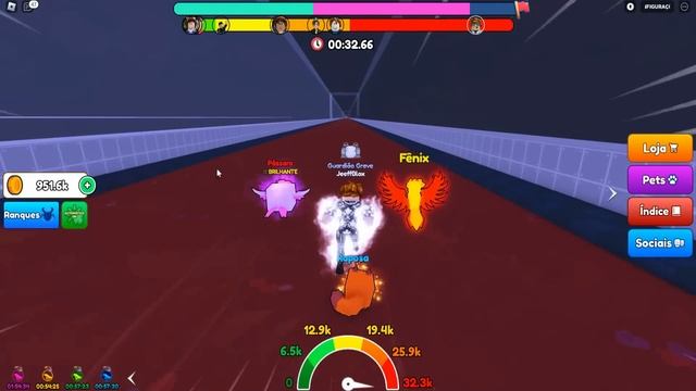 A CADA RANK DESBLOQUEADO FICAMOS MAIS FORTES NO ROBLOX (Clicker Run) смотреть онлайн