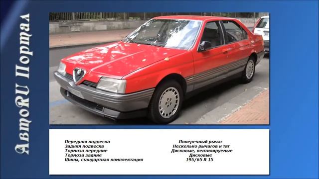 Alfa Romeo 164 (1987 – 1998) - Описание. смотреть онлайн