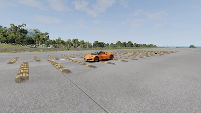 Cars vs SPEED BUMPS #1 - Beamng.Drive смотреть онлайн