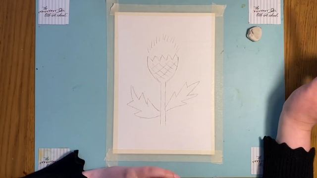 How to draw and paint a Thistle - Draw with the Grandparents смотреть онлайн