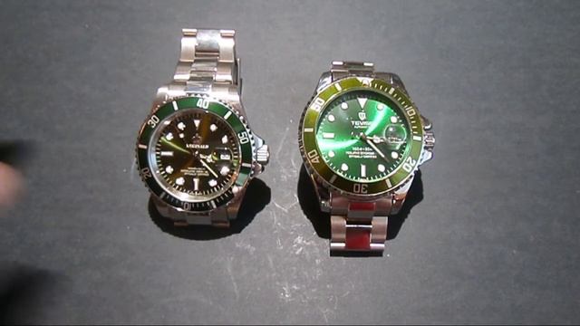 Tevise Watch vs Reginald Watch Rolex Homage. смотреть онлайн
