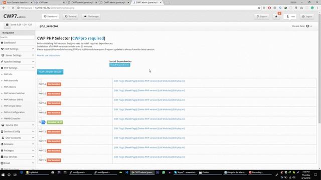 CentOS Web Panel # 3 | Upgrade PHP Version & use different PHP versions смотреть онлайн