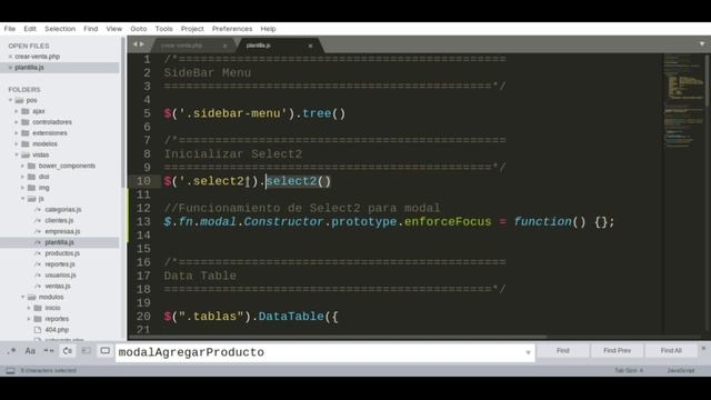 PUNTO DE VENTA 2020 PHP7 ERROR SELECT2 EN MODAL CORREGIDO #6 смотреть онлайн