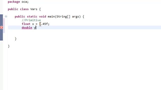 Java Declare and Initialize Variables смотреть онлайн
