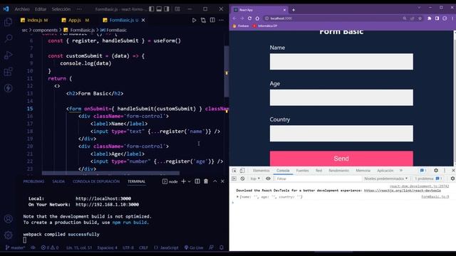 React Hook Forms смотреть онлайн