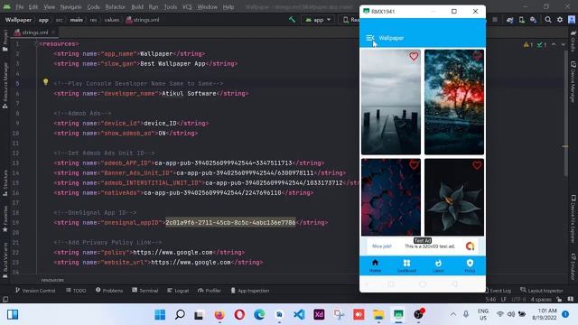 HD Wallpaper Source Code 2022 || Android Studio Project With Java - Firebase, OneSignal смотреть онлайн