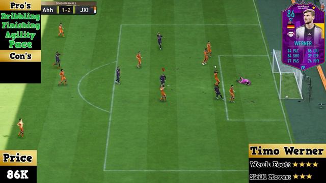 FIFA 23 ROAD TO THE WORLD CUP TIMO WERNER PLAYER REVIEW | 86 RTTW WERNER PLAYER REVIEW смотреть онлайн