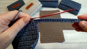 Вязаный Кошелек к вязаной сумке !Свяжите для себя и друзей !