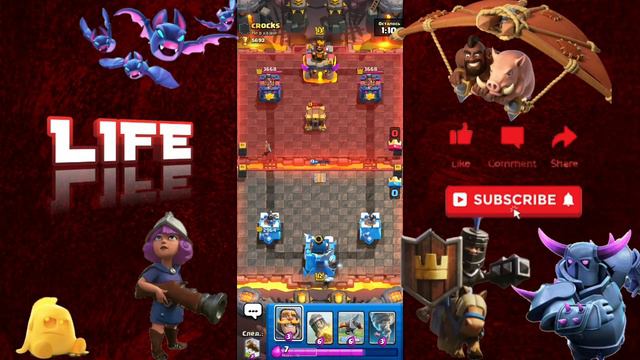 ВЫЛЕТЕЛА ИГРА ВО ВРЕМЯ БОЯ?●ГЛОБАЛ С АРБАЛЕТОМ 3.5●КЛЕШ РОЯЛЬ смотреть онлайн