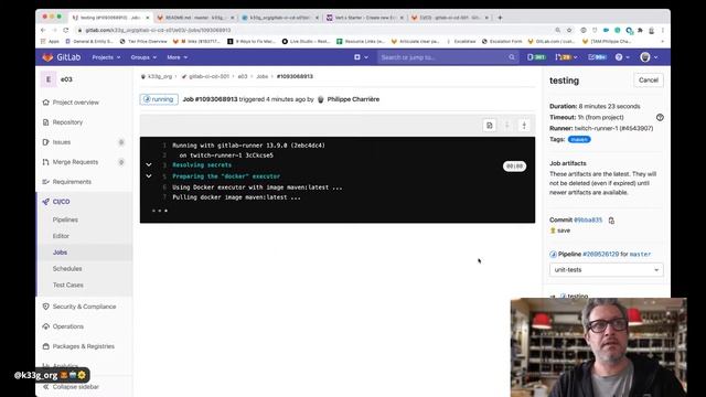 Introduction à GitLab CI [S01E03] FeedBack dans la Merge Request : Unit Tests & Code Quality смотреть онлайн