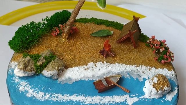 "Райский островок" поделка, диорама, сувенир (Handmade) смотреть онлайн