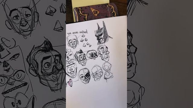 Drawing heads. The heart method and mask method in detail смотреть онлайн