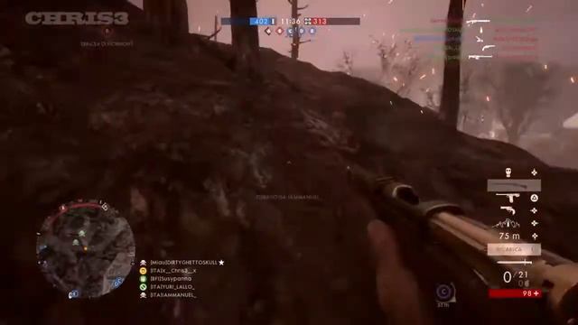 Battlefield 1 - Verdun - Conquest 43-3 Sniper Infantry смотреть онлайн