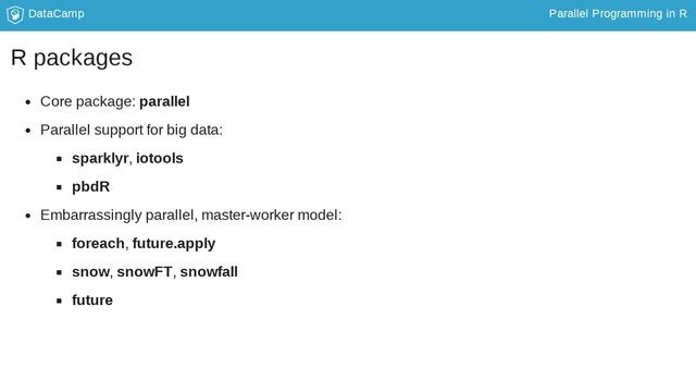R Tutorial: R packages for parallel computing смотреть онлайн