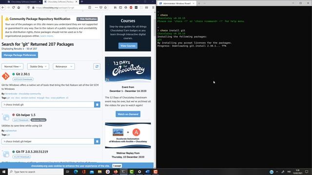 Chocolatey Package Manager Di Windows смотреть онлайн