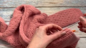 Обработка края изделия // планка ложной кеттлевкой // планка для кардигана