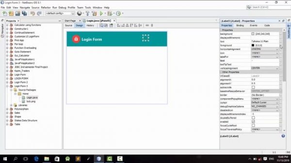 Custom title bar in Java Swing | NetBeans IDE with source code