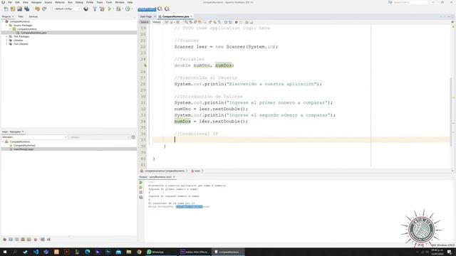 CBTis 213 ? Java Básico: Comparación De Números Con IF En Consola